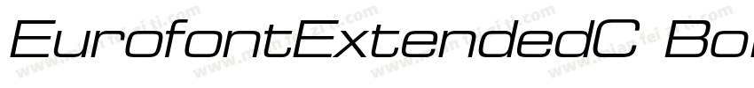 EurofontExtendedC Bold Italic字体转换